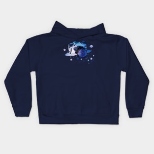 Galaxy dslr camera Kids Hoodie